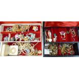 Silver, white metal and items of personal ornament: to include bracelets, watches,