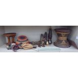 Tribal and other ethnic items and associated artefacts: to include small carved wooden figures;