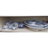 19thC and later decorative ceramics: to include a Spode Pearlware basket design bowl 8''dia