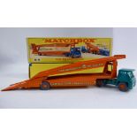 A Matchbox diecast model K-8 car transporter boxed