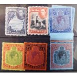 Postage stamps - six George VI Bermuda, unused, SG 113, 114,
