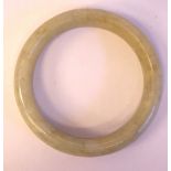 A Chinese jade bangle