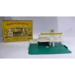 A Matchbox moulded plastic model MG-1 Service Station boxed