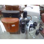 Optical equipment: to include a pair of Hanimex 7x50 fully coated binoculars CB