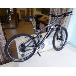 A Specialized XC full suspension mountain bike with hydraulic disc brakes, 27 gears,