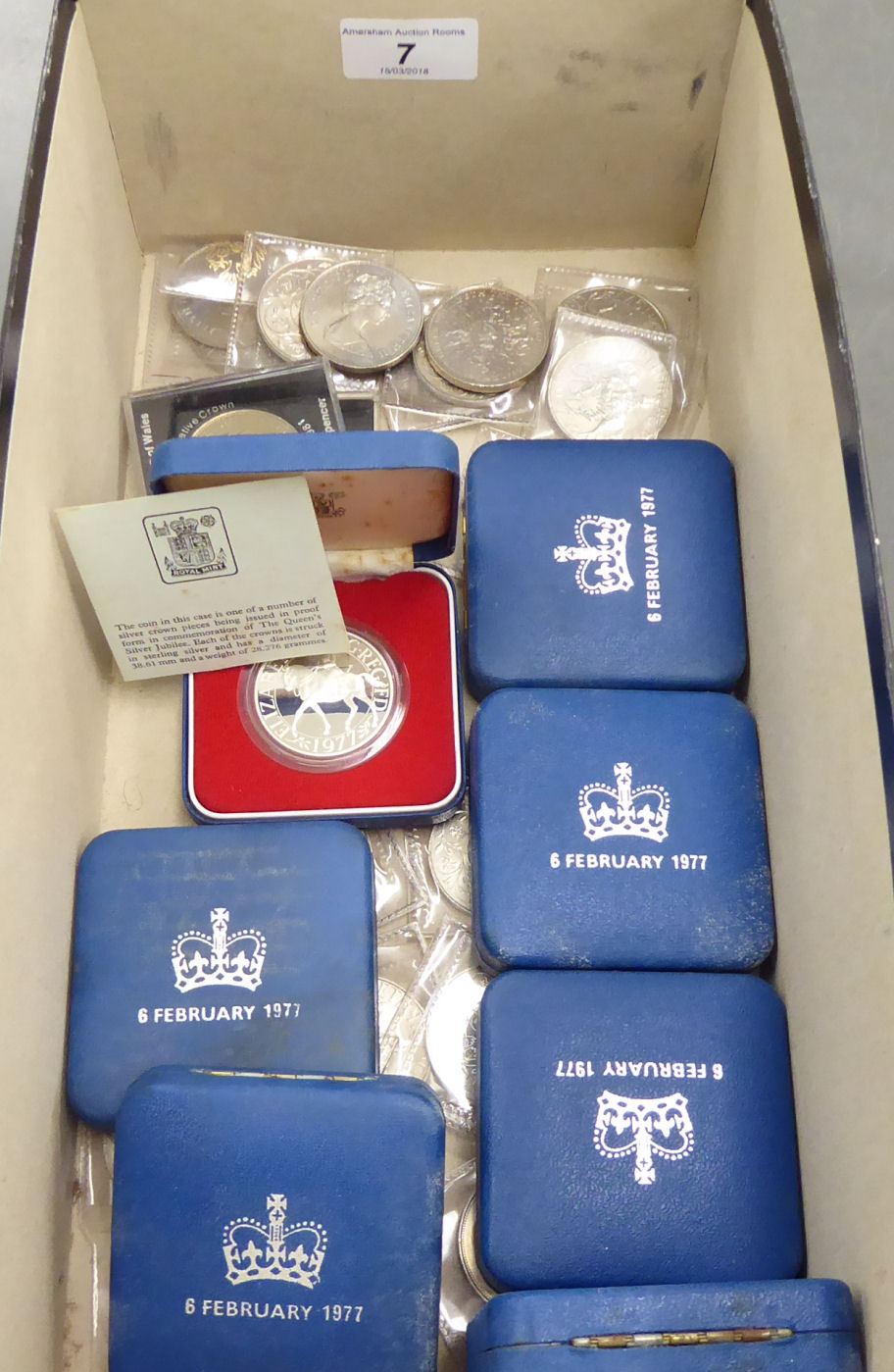 Uncollated Royal Mint and other commemorative crowns CS