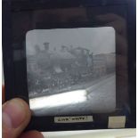 Monochrome photographic glass magic lantern slides,