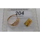 Gold jewellery and collectables: to include a 9ct gold signet ring 11