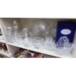 Domestic glassware: to include decanters,