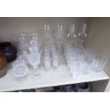 Cumbria and other crystal pedestal drinking glasses and tumblers OS1