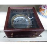 A modern replica Edwardian map reading brass cased compass boxed OS1