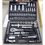 A ninety-four piece socket set cased CA