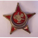 A Turkish Half Moon brooch 'Gallipoli Star'/Ottoman war medal, circa 1915,