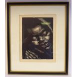 Laura Knight - a study of a boy's head Limited Edition 10/50 print bears a pencil signature 9.