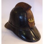 An early 20thC Scottish firefighter's moulded,