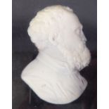 An early 19thC shell carved cameo profile portrait,