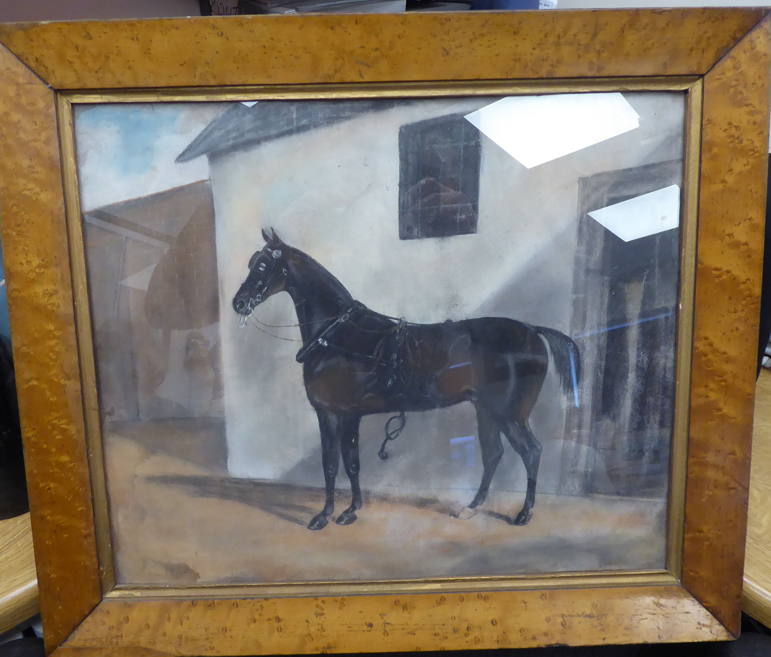 Mid 19thC British School - an equestrian study,