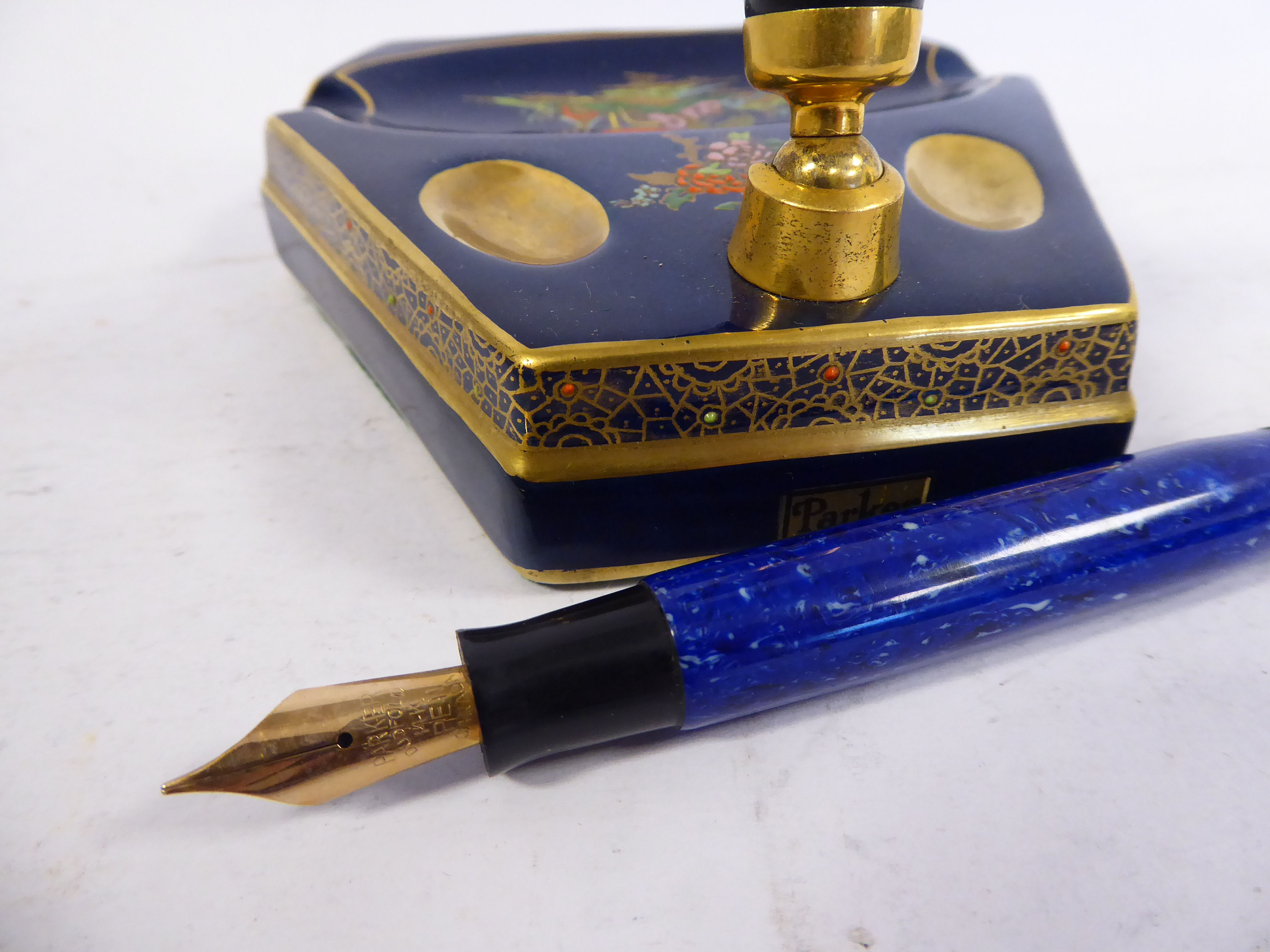 A Parker Duofold fountain pen, in a tapered, - Image 4 of 6