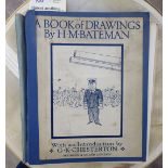 Book: 'A Book of Drawings' by HM Bateman with an introduction by GK Chesterton,