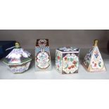 Four dissimilar Spode bone china paperweights,