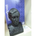 A Wedgwood black basalt bust from the Royal Wedding Collection 1981,