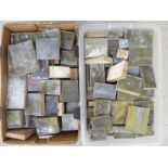 An uncollated collection of pictorial and other metal faced printing blocks SR