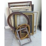 Picture frames: to include two oval various sizes BSR