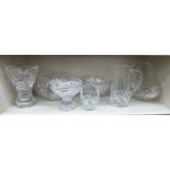 Crystal and other glassware,