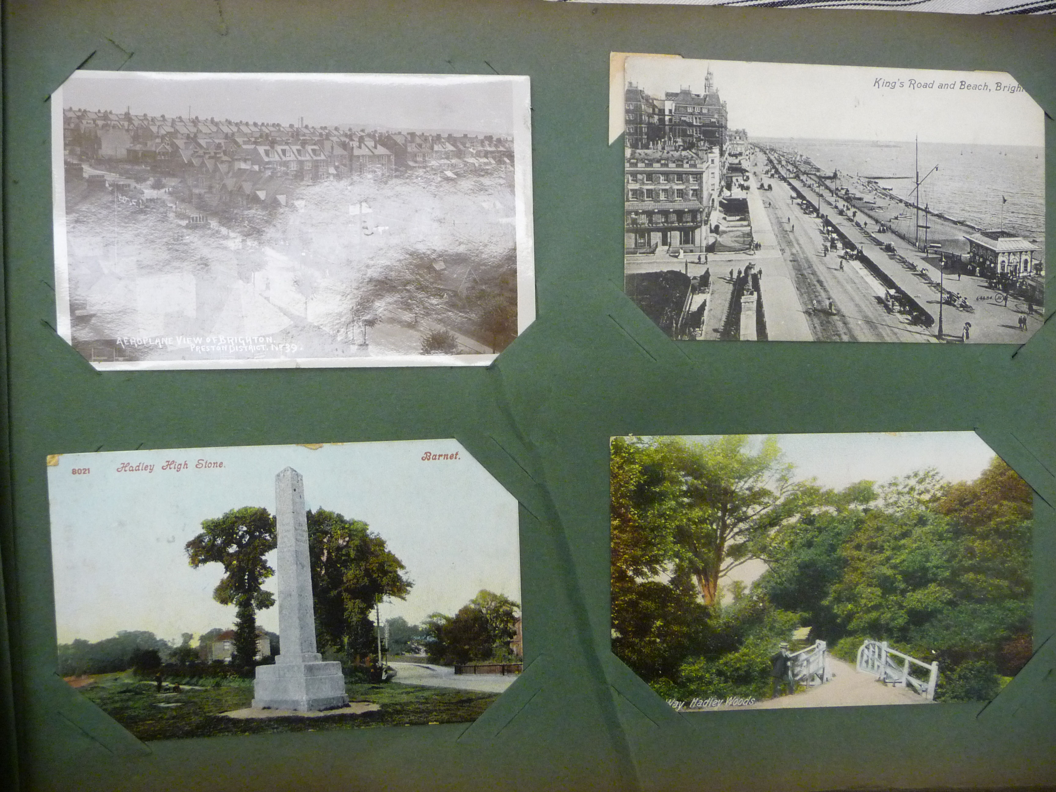 An uncollated early 20thC postcard album, containing seaside, - Image 5 of 5