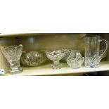 Crystal and other glassware,