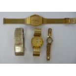 A lady's Sekonda wristwatch; a lady's Rotary example; and two gentleman's watches,