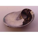 A Georg Jensen Torun silver Mobius brooch stamped 925s 3748