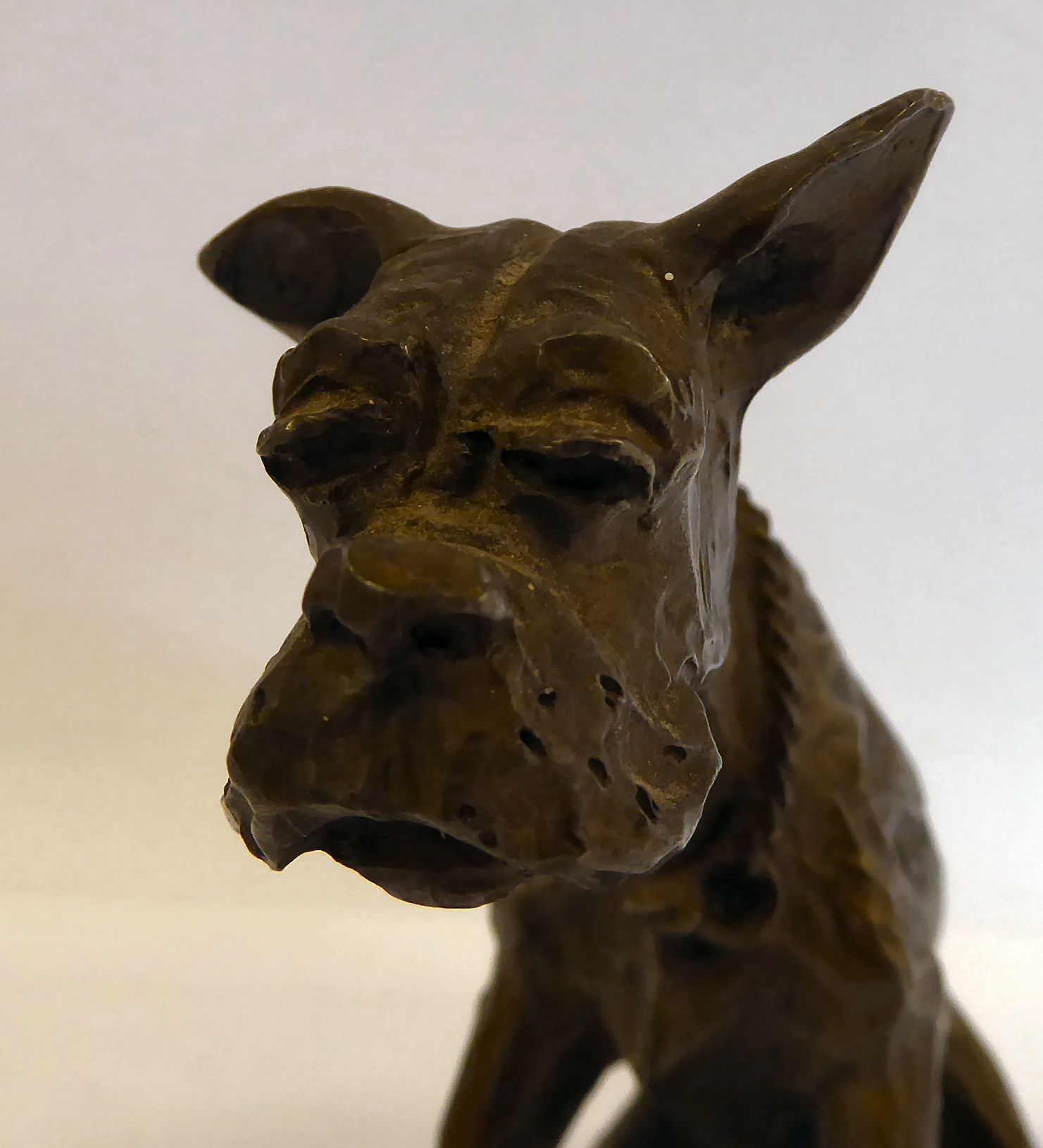 Philip Kraczkowski - a Hudson pewter model of a seated, whimsical Great Dane 4. - Image 6 of 7