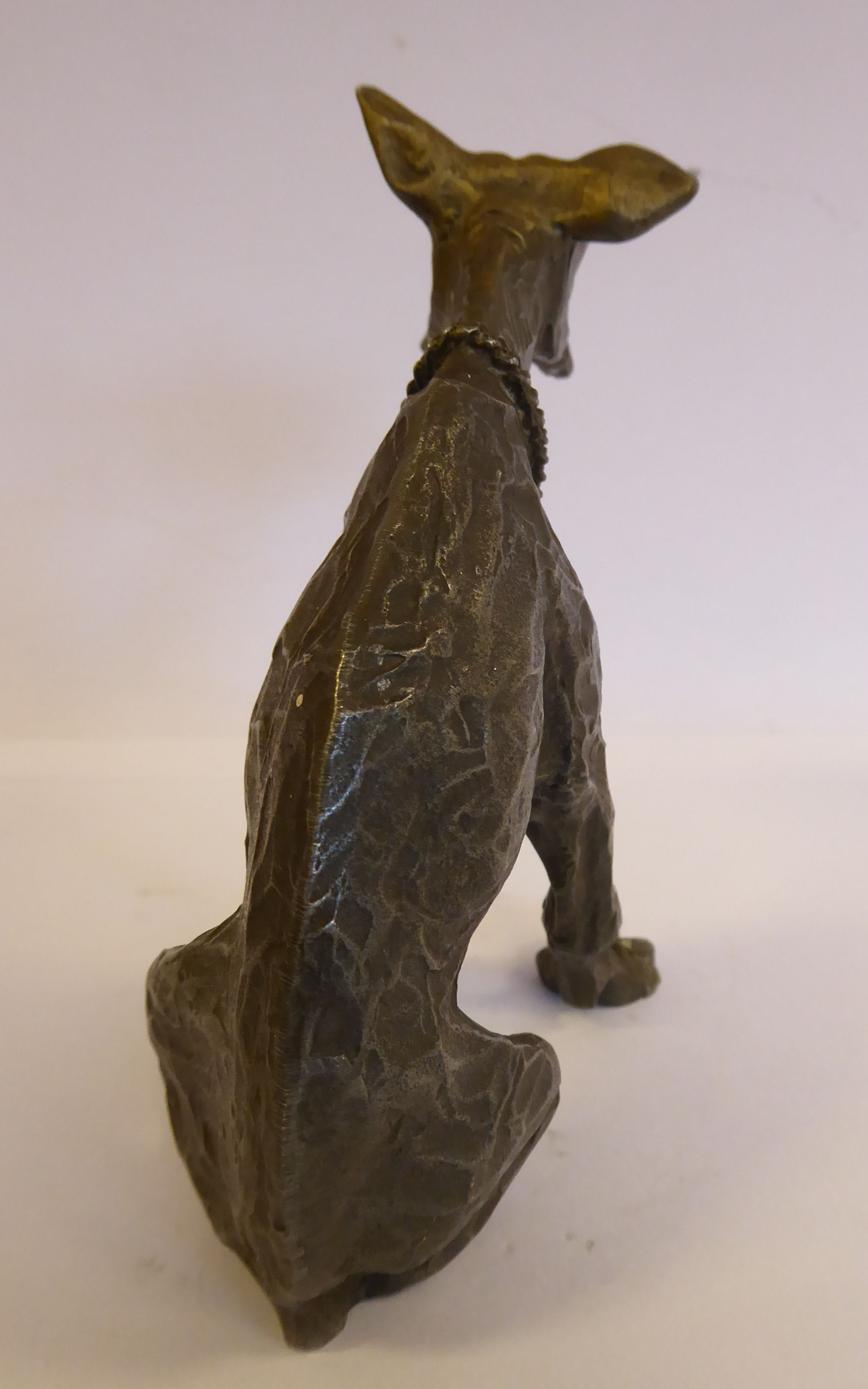 Philip Kraczkowski - a Hudson pewter model of a seated, whimsical Great Dane 4. - Image 4 of 7