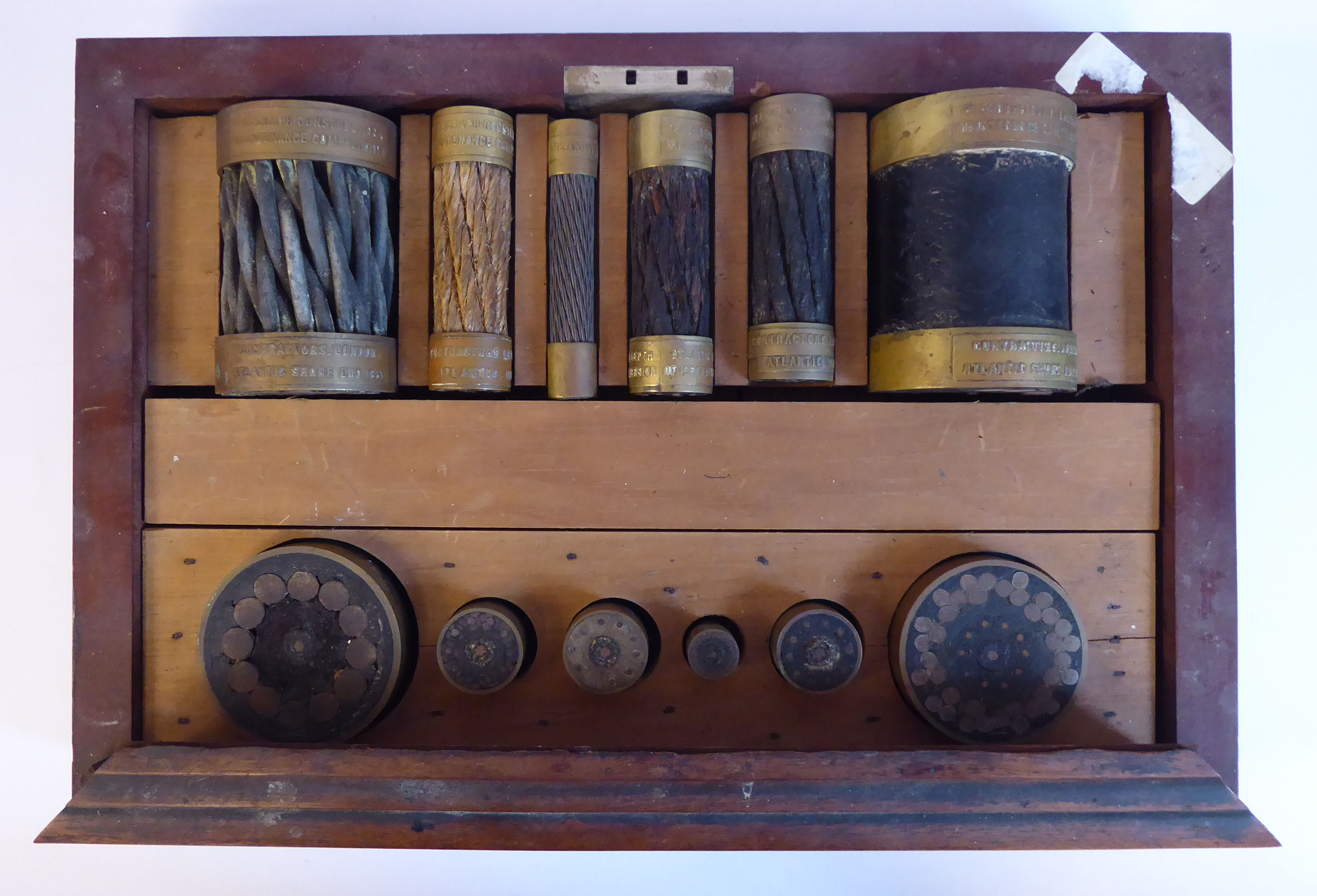 A cased collection of six Telegraph Construction & Maintenance, Co Limited,