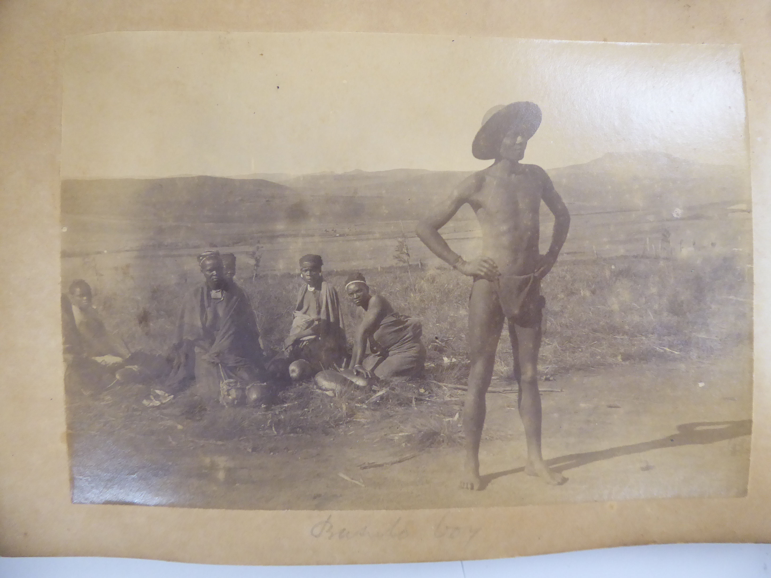 A late 19thC album of monochrome photographs, featuring subjects in Natal, - Image 10 of 10