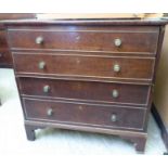 An early 19thC mahogany night commode,