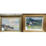 Phyllis Morgans - 'Hythe Quay, Maldon' and 'The Hard,