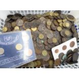 Uncollated British pre-decimal coins,