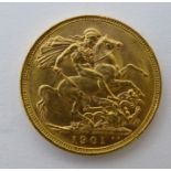 An Edward VII sovereign,