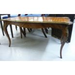 An early/mid 20thC French kingwood and parquetry,