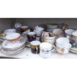 19thC British and Continental porcelain coffee/tea cups and saucers OS8