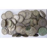 Uncollated British pre-decimal coins: to include mainly pre 1947 crowns and florins 11