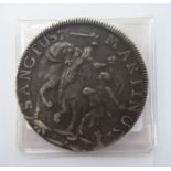 A mid 18thC Italian silver coin dated 1749 11