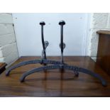 A pair of modern French inspired cast iron valet hooks BSR