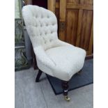 A modern Victorian style nursing chair,