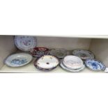 18th & 19thC Chinese and other porcelain: to include a plate,