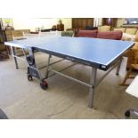 A Kettler Master Pro table tennis table,