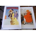 Six Limited Edition, reproduction advertising prints,