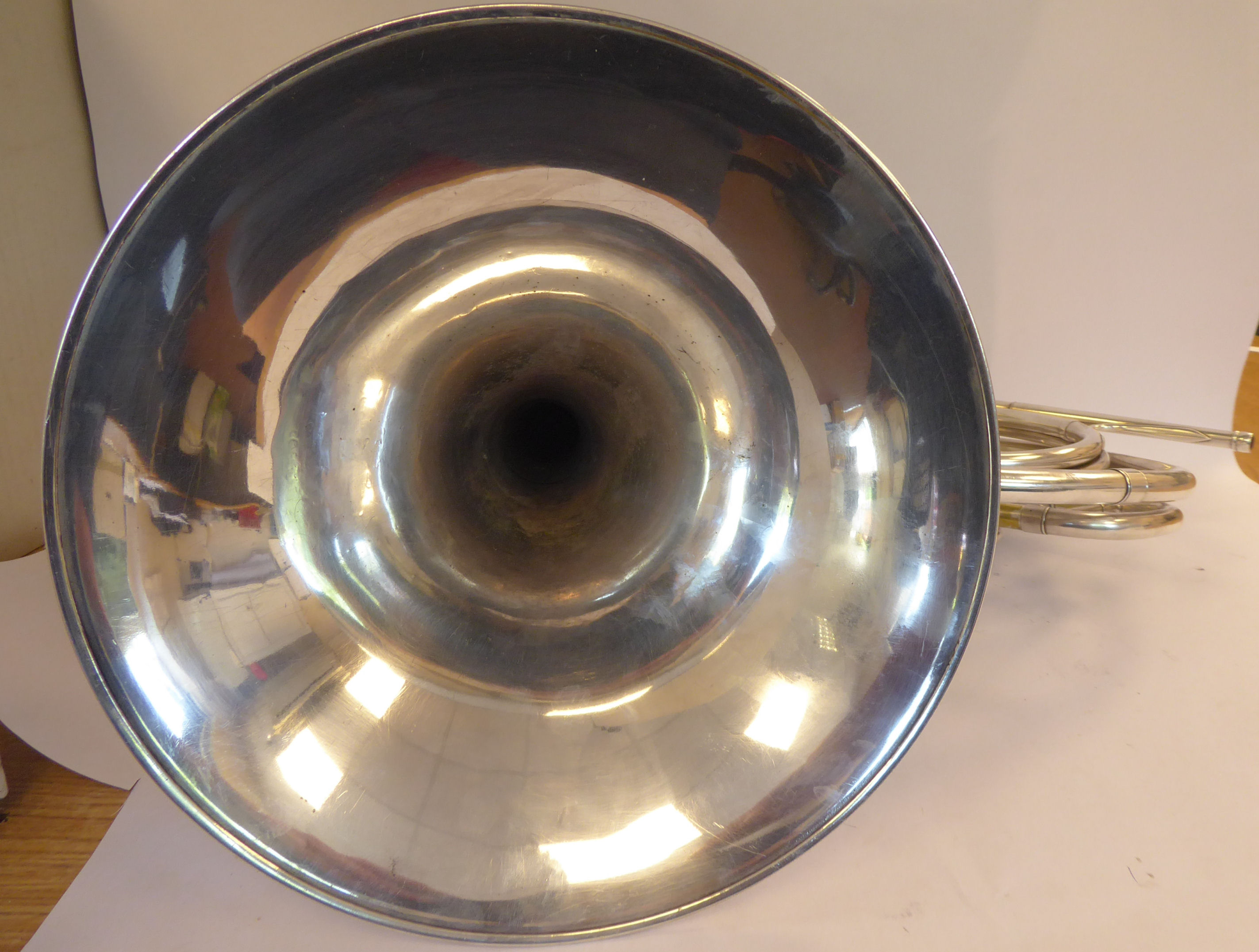 A B&H piston French horn, in a fitted, fabric lined, - Image 4 of 6